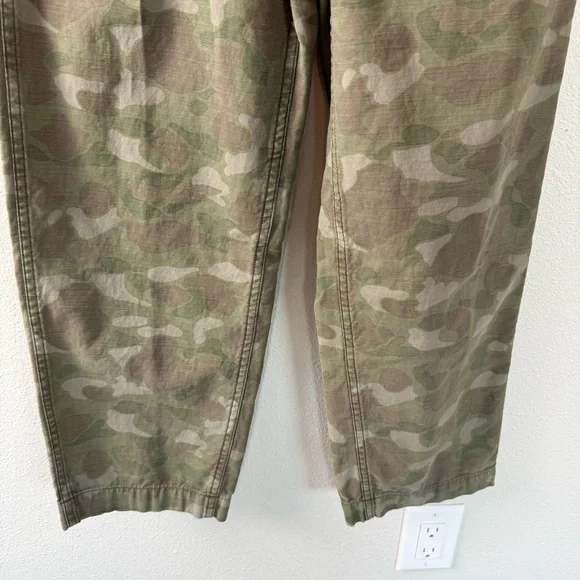 THE GREAT. The Admiral Twill Pants Desert Camo Boho Casual Women’s Size 25 - Picture 4 of 15